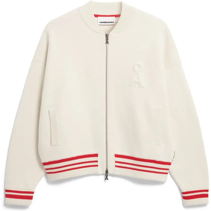 Oversized bomberjack van katoenmix met wol Model 'ICONIC A'