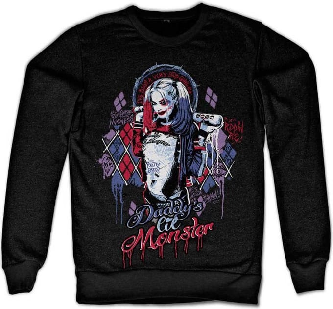 DC Comics Suicide Squad Sweater/trui -M- Harley Quinn Zwart