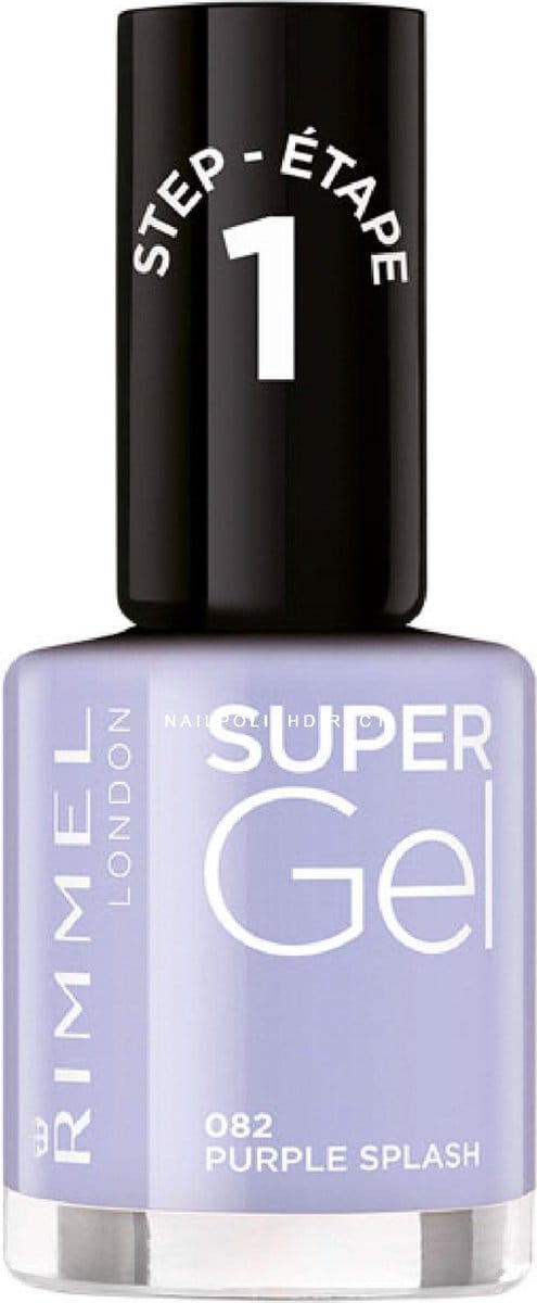 Rimmel London SuperGel - 082 Purple Splash - Gel Nagellak