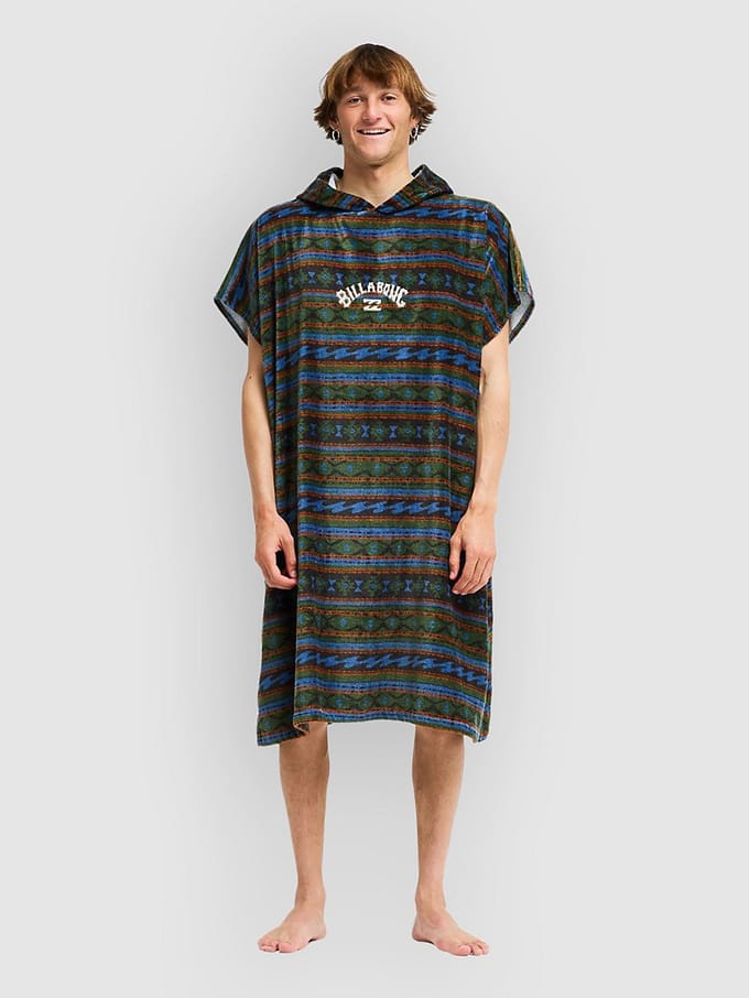 Billabong Hooded Surf Poncho zwart