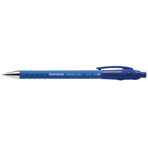 Paper Mate Flexgrip Ultra balpennen | Medium Punt (1,0 mm) | Blauwe inkt | 36 stuks