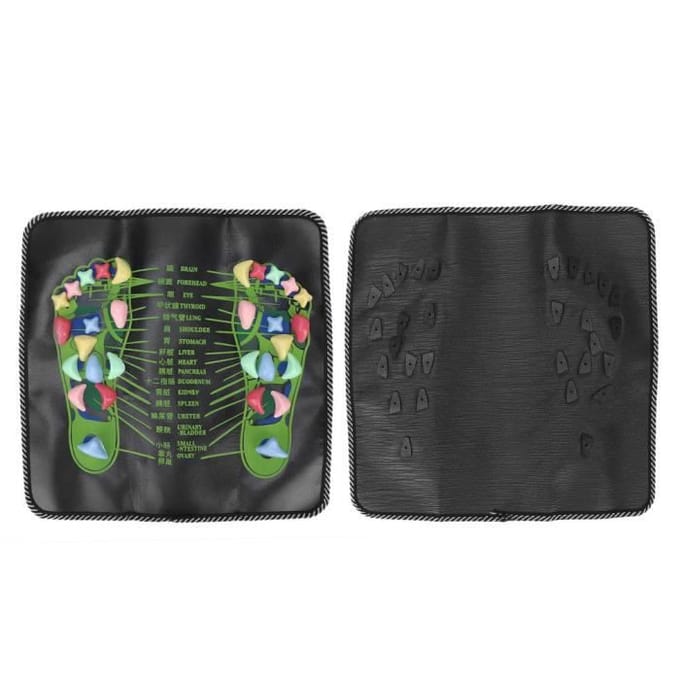 Voetmassage mat van steen Kalmerende massage mat voor voetreflexologie Voetmassage mat schoon