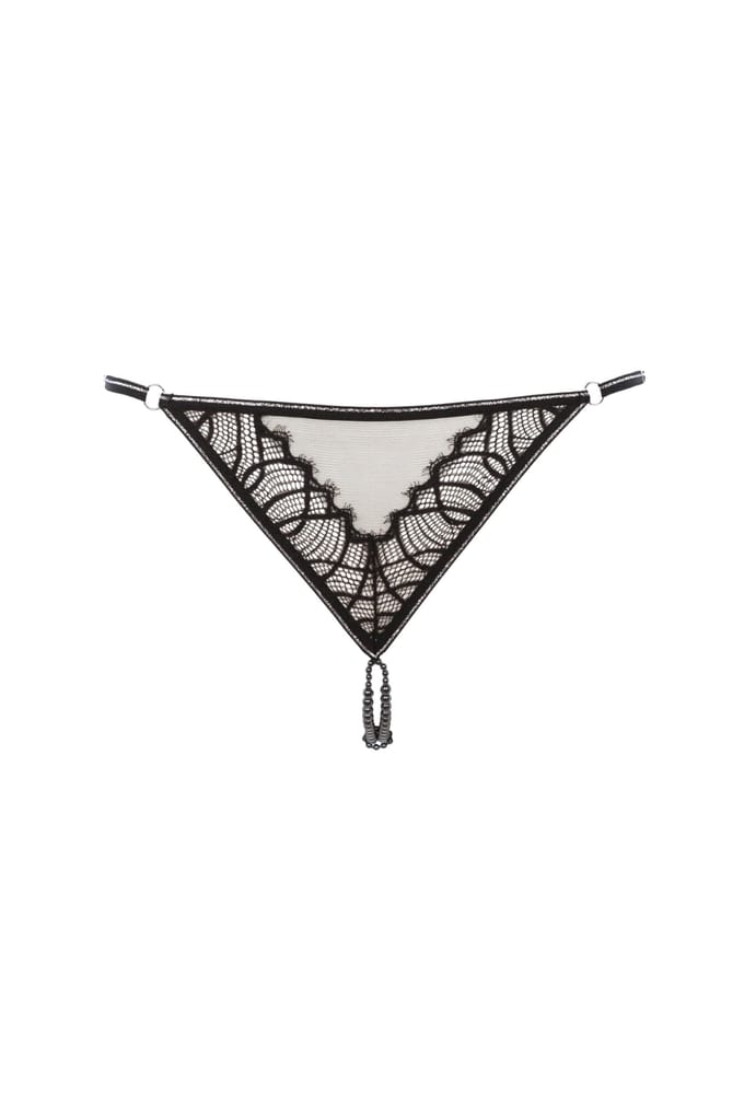 Bracli - Manhattan G-String Set - Luxus Dessous Set Größe M
