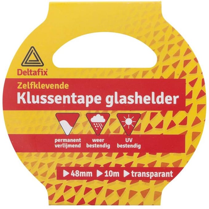 Klussentape uv 48mmx10m glashelder Deltafix