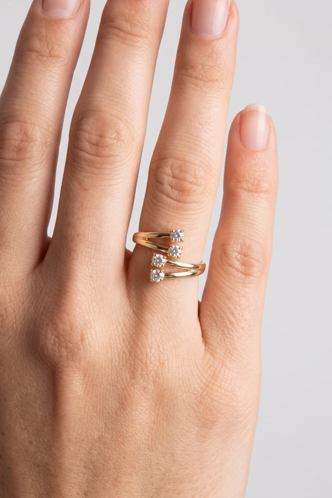 PURELEI Create Moments Ring Gold Taglia: OS | Anelli Outlet | Donna | Giallo