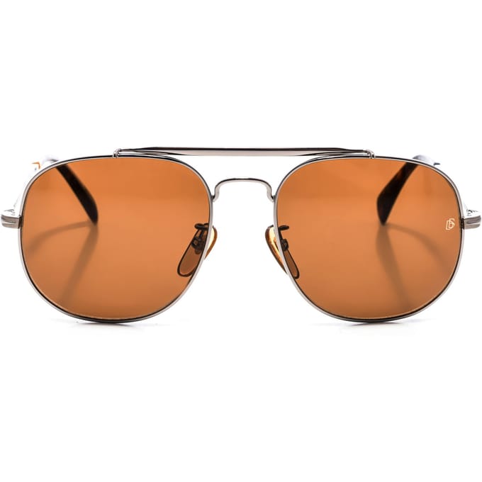David Beckham DB7004/S 6LB Zonnebril - Heren - Zilverkleurig