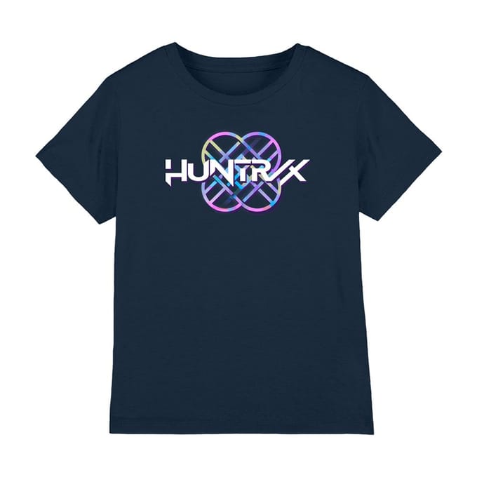 K-Pop Demon Hunters Kinder/Kids Pastel Logo T-shirt (Marine)