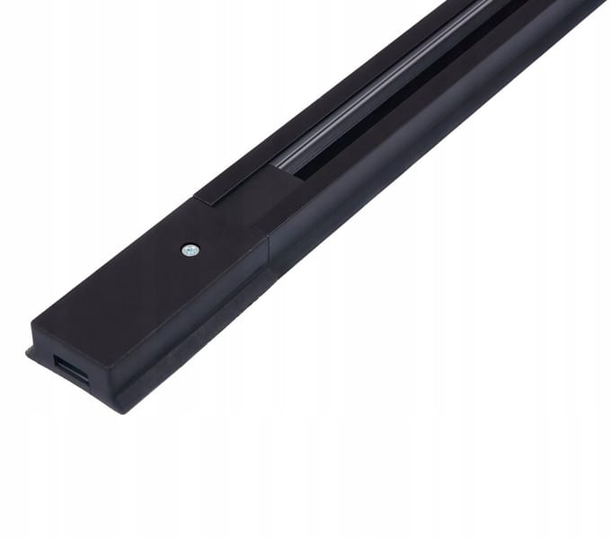 Zwarte LED Rail 1m - Zwart - 230V - Eenvoudige Installatie