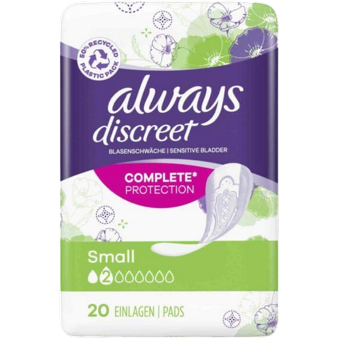 Always Discreet Small Incontinence Pads - 20 stuks