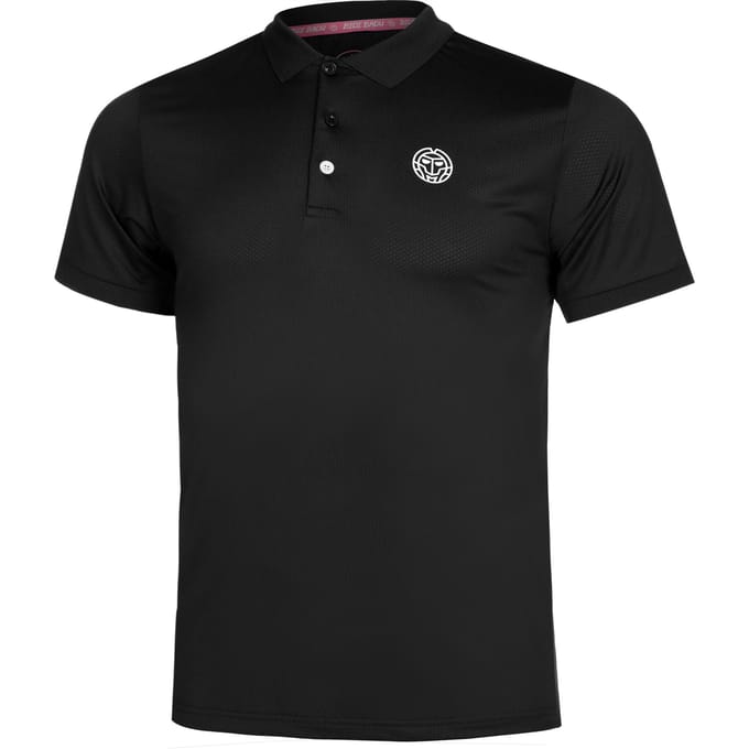 BIDI BADU Crew Polo Heren-Zwart