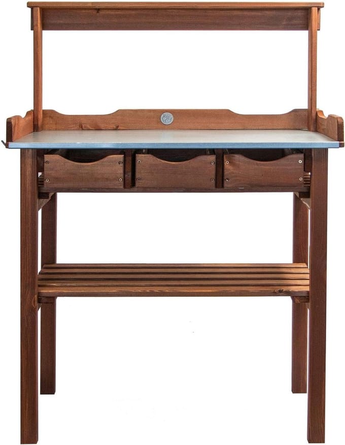 Oppottafel - Tuinwerktafel - Tuinwerkbank - plantentoolset