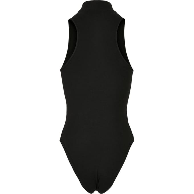 Urban Classics Dames/Dames Schildpadhals Mouwloos Bodysuit (Zwart)