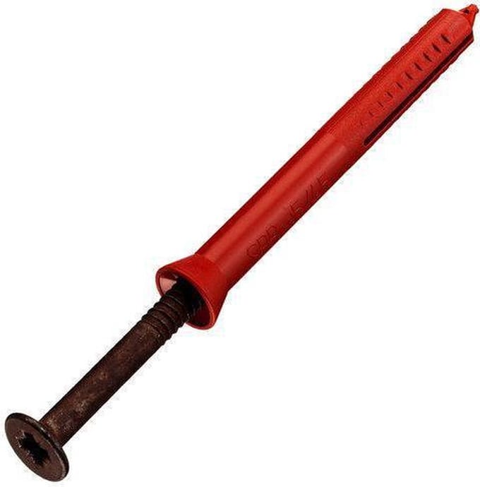 Don-Quichotte slagplug met nagel 5x35 SPP bruin - 200 Stuks