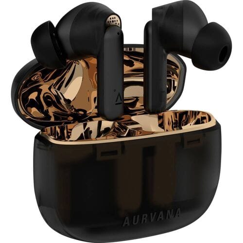 Creative AURVANA ACE 2 - True wireless oortelefoon met Bluetooth 5.3, AptX, Lossless en xMEMS-driver, geschikt voor Bluetooth LE Audio, ingebouwde microfoon (zwart)