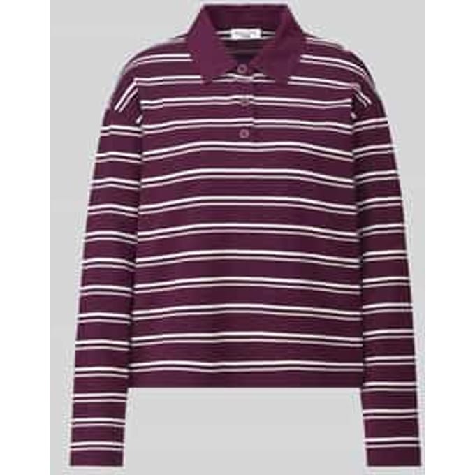 Relaxed fit Poloshirt van Katoenmix