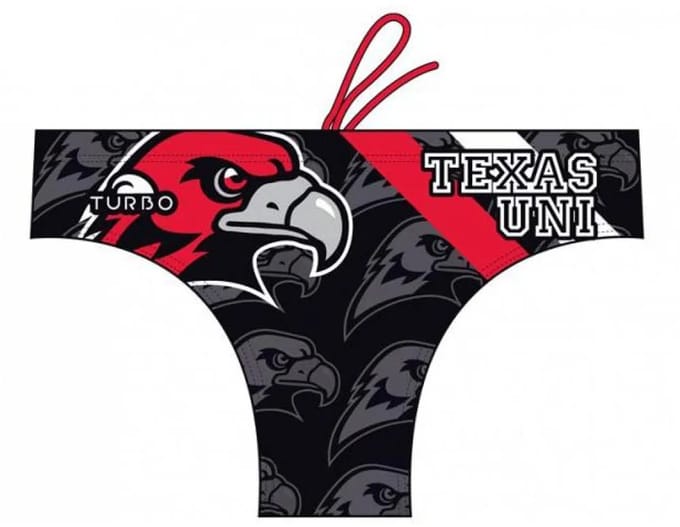 Turbo Texas Uni Zwemslip Zwart,Grijs L Man