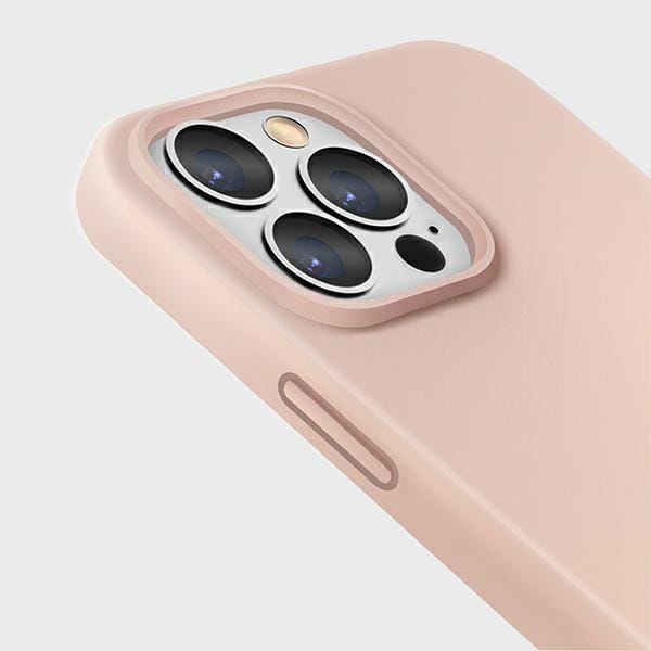 UNIQ Lino - Hoesje voor mobiele telefoon - iPhone 13 Pro Max - Blush Pink
