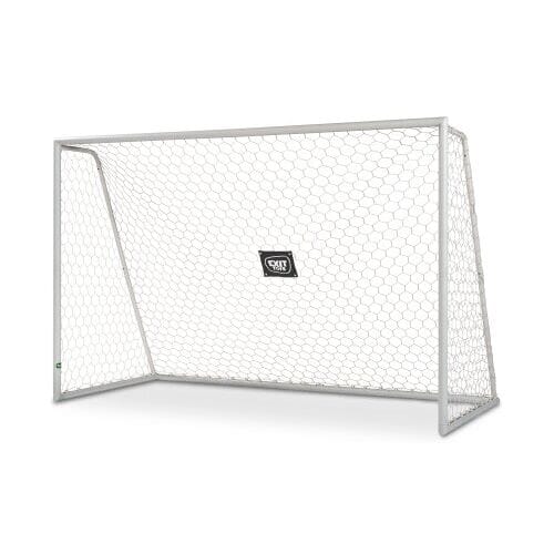 EXIT Scala Aluminium Voetbaldoel 300x200cm - Weerbestendig - Voetbal Goal - Voor Kinderen - Tuin - Wit