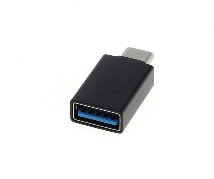 OTB Adapter Slim kompatibel zu USB Type C (USB-C) Stecker auf USB-A 3.0 Buchse - OTG Support