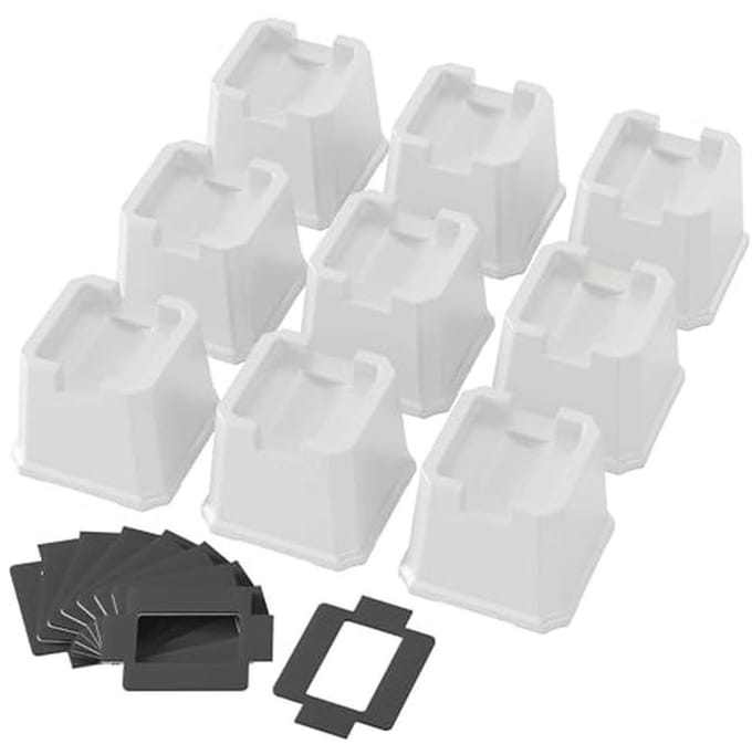 3 Inch Heavy Duty Bedverhogers voor Meubels - Set van 9