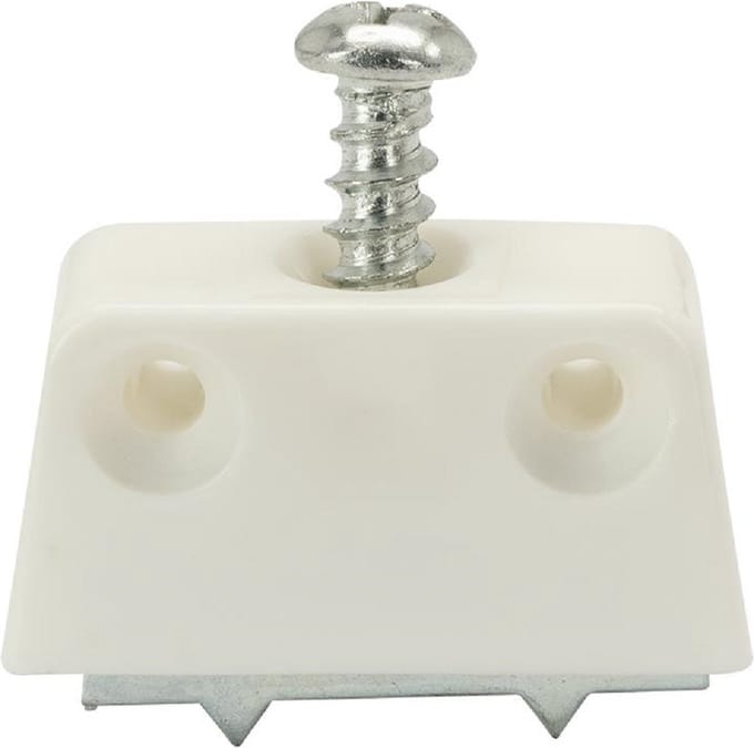 Hoekpaneelverbinder 40x20mm Wit 12 Stuks