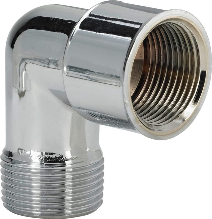 Viega Angle 90° 3/4" sleeve/nipple brass chrome-plated