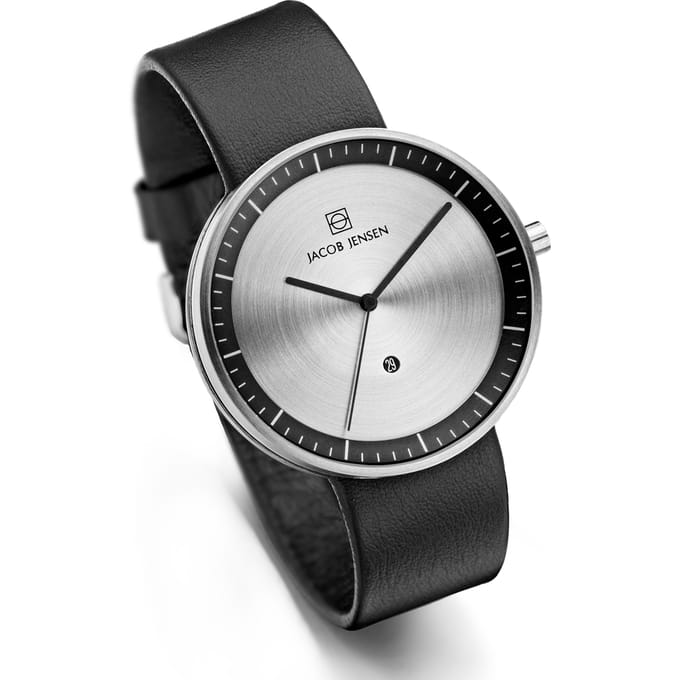 Jacob Jensen 270 horloge heren - zwart - edelstaal