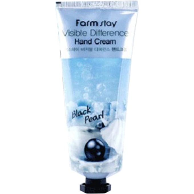 FARM STAY Zichtbaar verschil Handcrème Black Pearl 100ml (3 opties) 1pcs white
