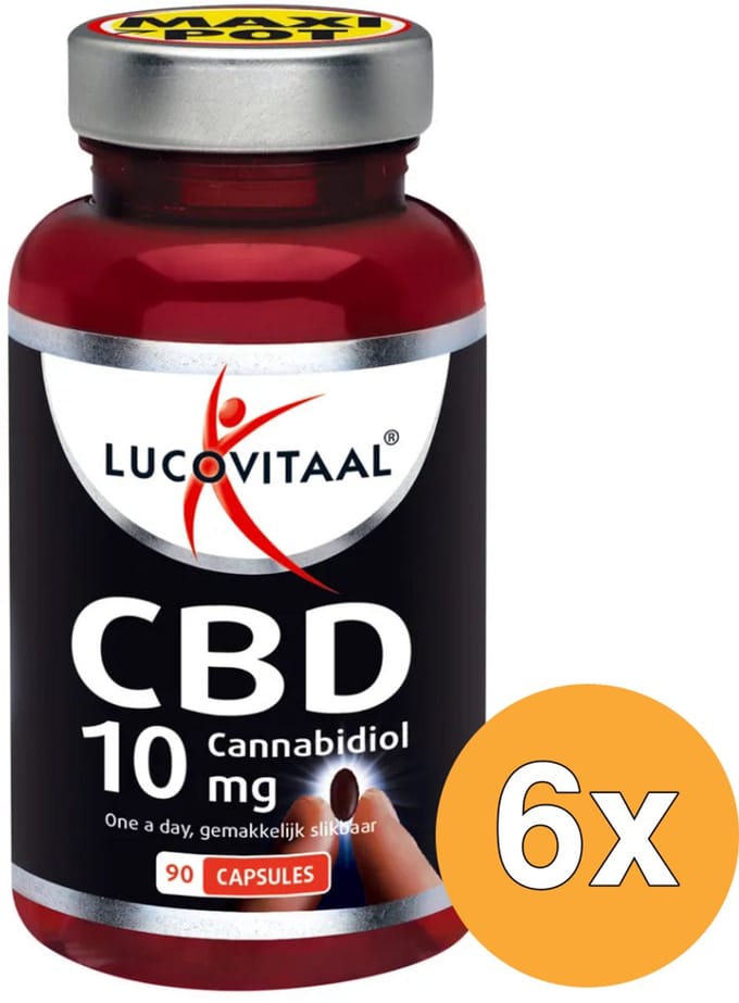 6x Lucovitaal CBD 10 mg (90 capsules)