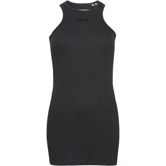 Superdry Code Sl Essential Tank Jurk Grijs S Vrouw