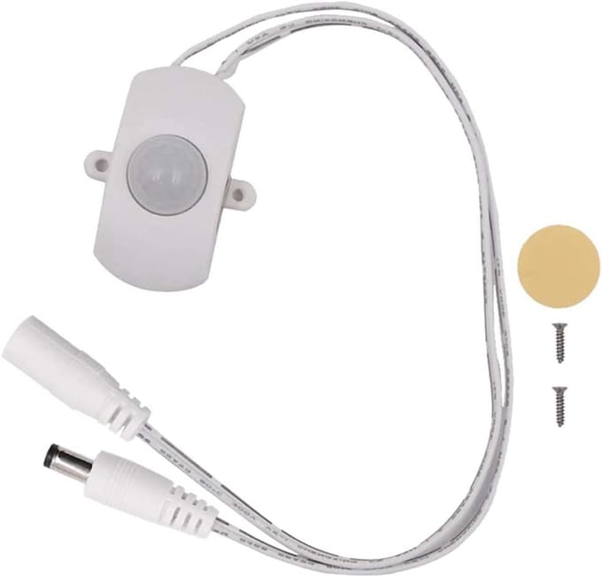 Mini Motion Sensor Schakelaar voor LED Strip Licht - Automatische Inschakeling met Instelbare Vertraging