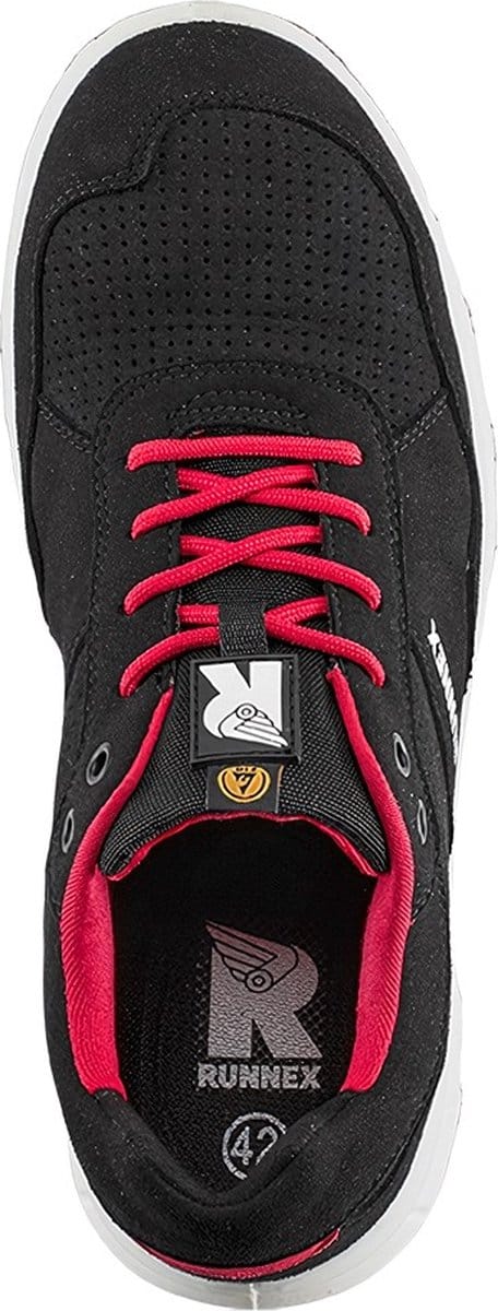 RUNNEX S1P-ESD-veiligheidsitalb -schoen FlexStar Zwart/Rood
