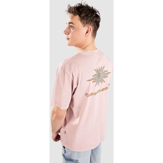Rhythm Flame Printed T-Shirt roze