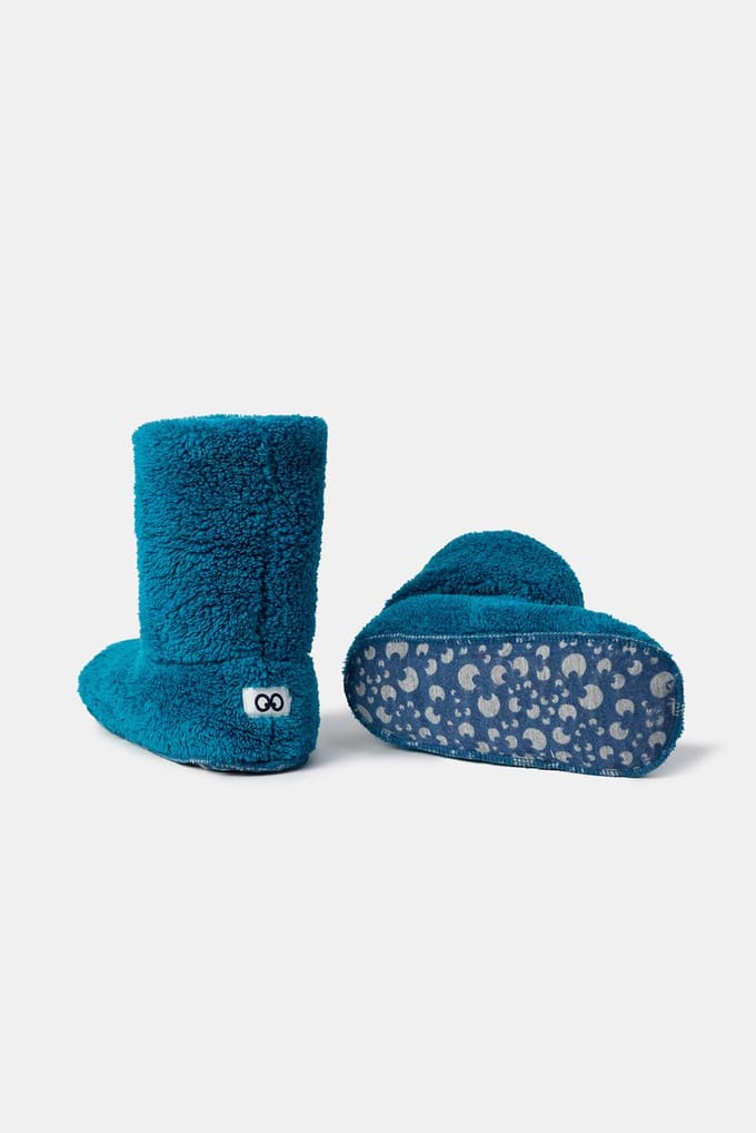 Woody boots - groenblauw - 252-10-BOO-M/795 - maat 37/40