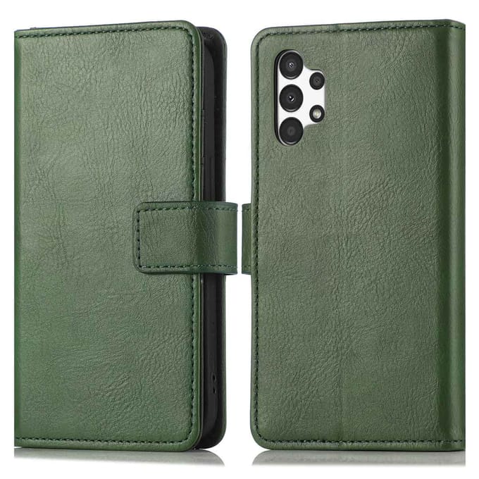 imoshion Hoesje - Geschikt voor Samsung Galaxy A13 (4G) - Luxe Bookcase - Groen