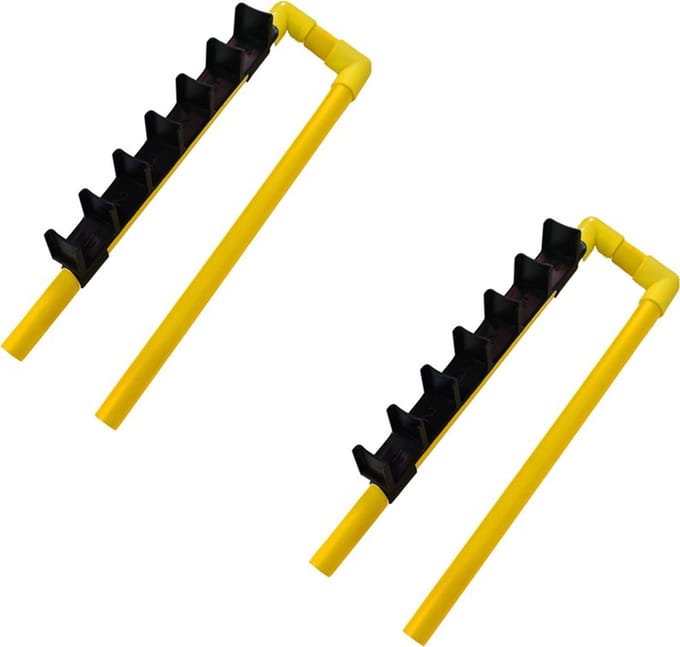MDsport - Meterstok houder - Set van 2 - Hordehouder - Horden houder - Multifunctionele houder