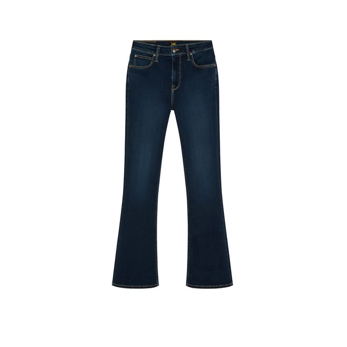Damesjeans Lee Breese Fringed Benefits Bootcut