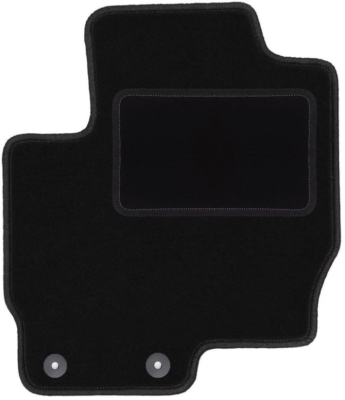 Bestuurdersmat zwart voor: Mitsubishi Colt VII hatchback (2008-2012)