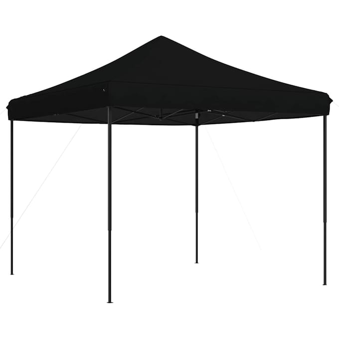 vidaXL - Partytent - inklapbaar - pop-up - 292x292x315 - cm - zwart