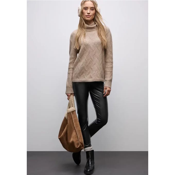 Leren legging