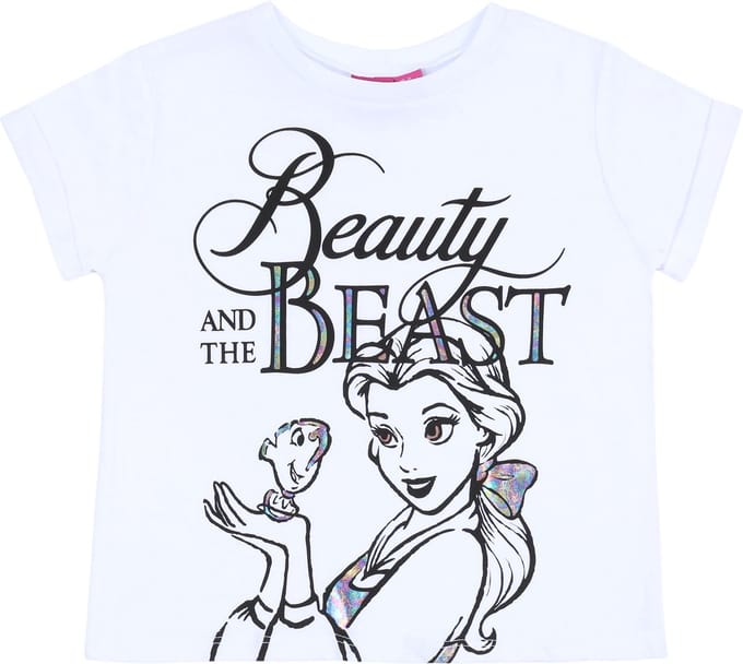 Witte blouse DISNEY van Beauty en het Beest