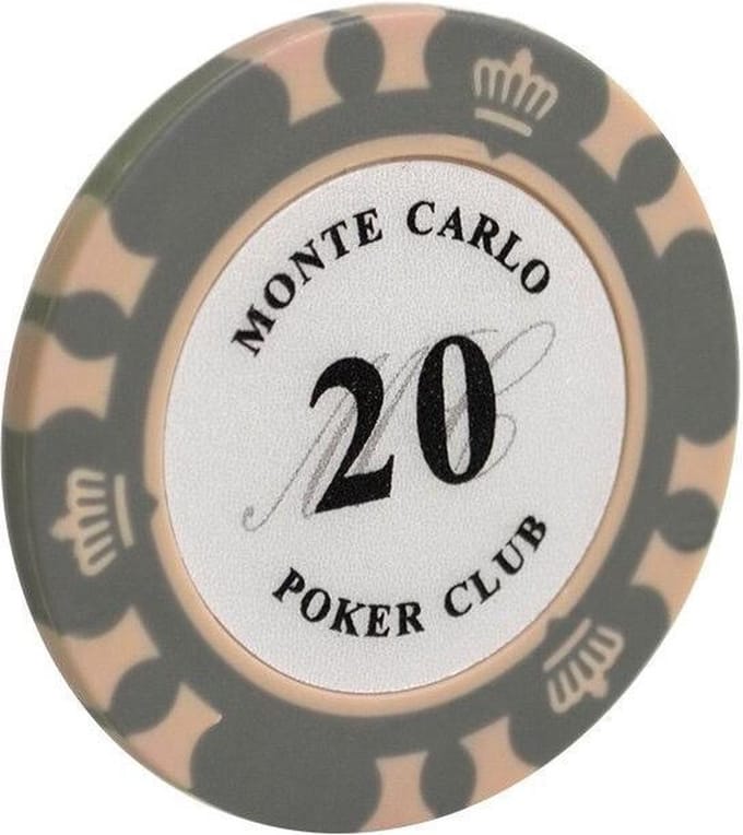 5 stuk Professionele Upscale Klei Casino Texas Poker Chips 14G waarde 20