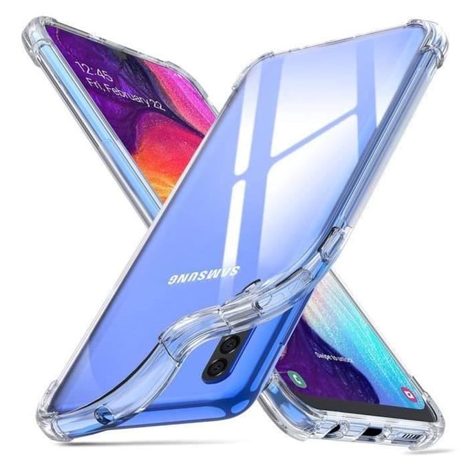 Hoesje - Samsung - Galaxy A50 - Transparant - Schokbestendig - Siliconen transparant