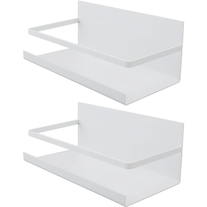 2 STUKS Keuken Koelkast Magneet Plank IJzer Ruimtebesparend Multifunctioneel Magnetisch Kruidenrek Organizer voor wit