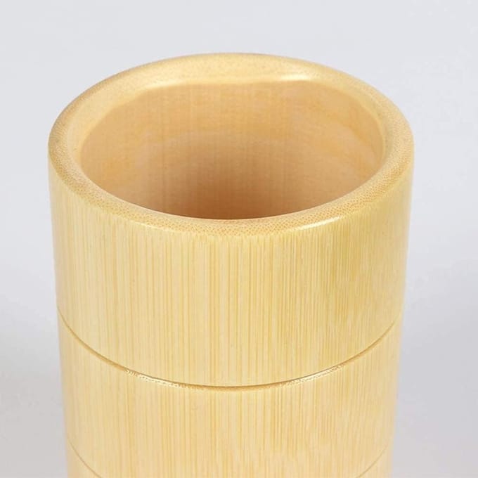 Bamboe Cups - Massage Cups - Ontspanningsmassage - Set van 3 - Diverse Maten - Natuurlijk