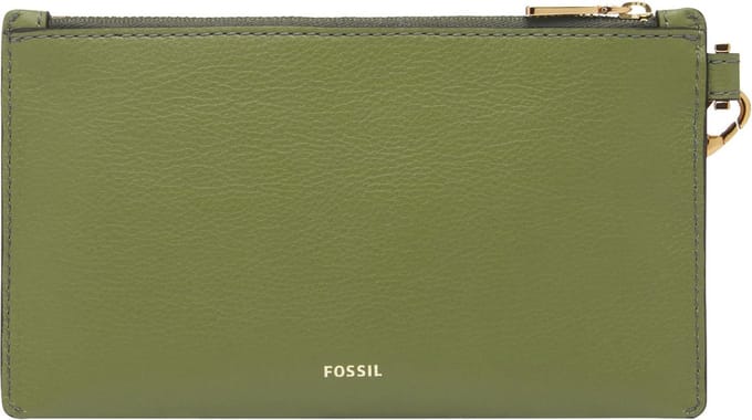FOSSIL polstasje accessoiretas Gift Wristlet Tarragon olijfgroen