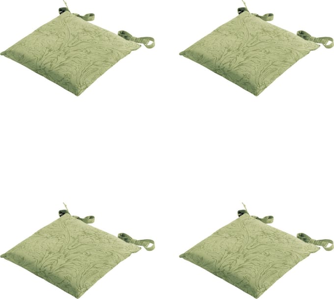 Madison - Zitkussen - Universeel - 4 st - 46x46cm - Nori Green - Groen