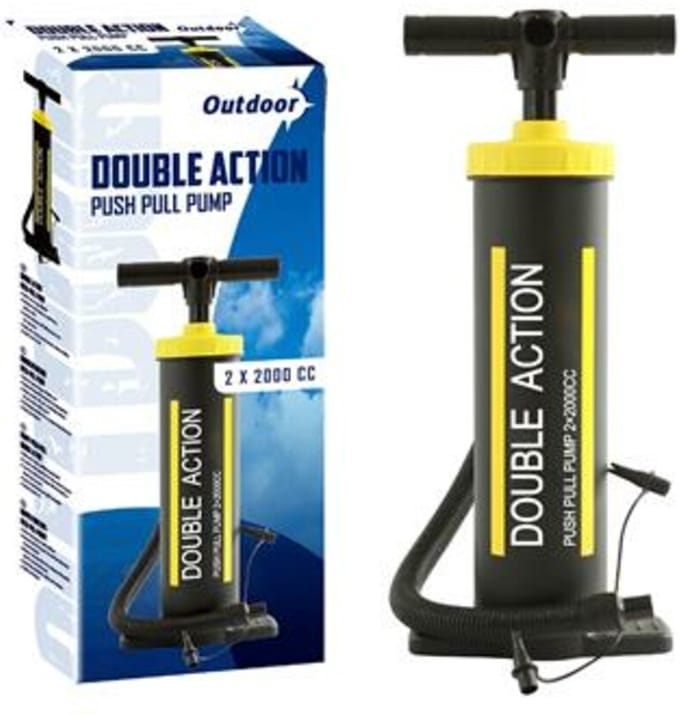 Outdoor-handpomp 2 x 2 L – zwart