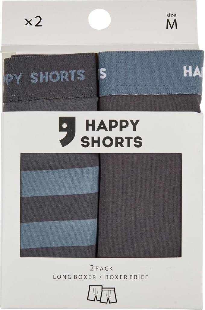 Happy Shorts Langer Boxer Jersey Boxer Briefs