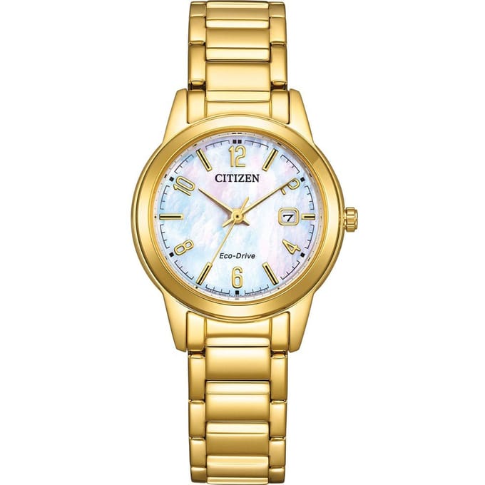 Citizen FE1242-78D Horloge - Staal - Goudkleurig - Ø 29 mm